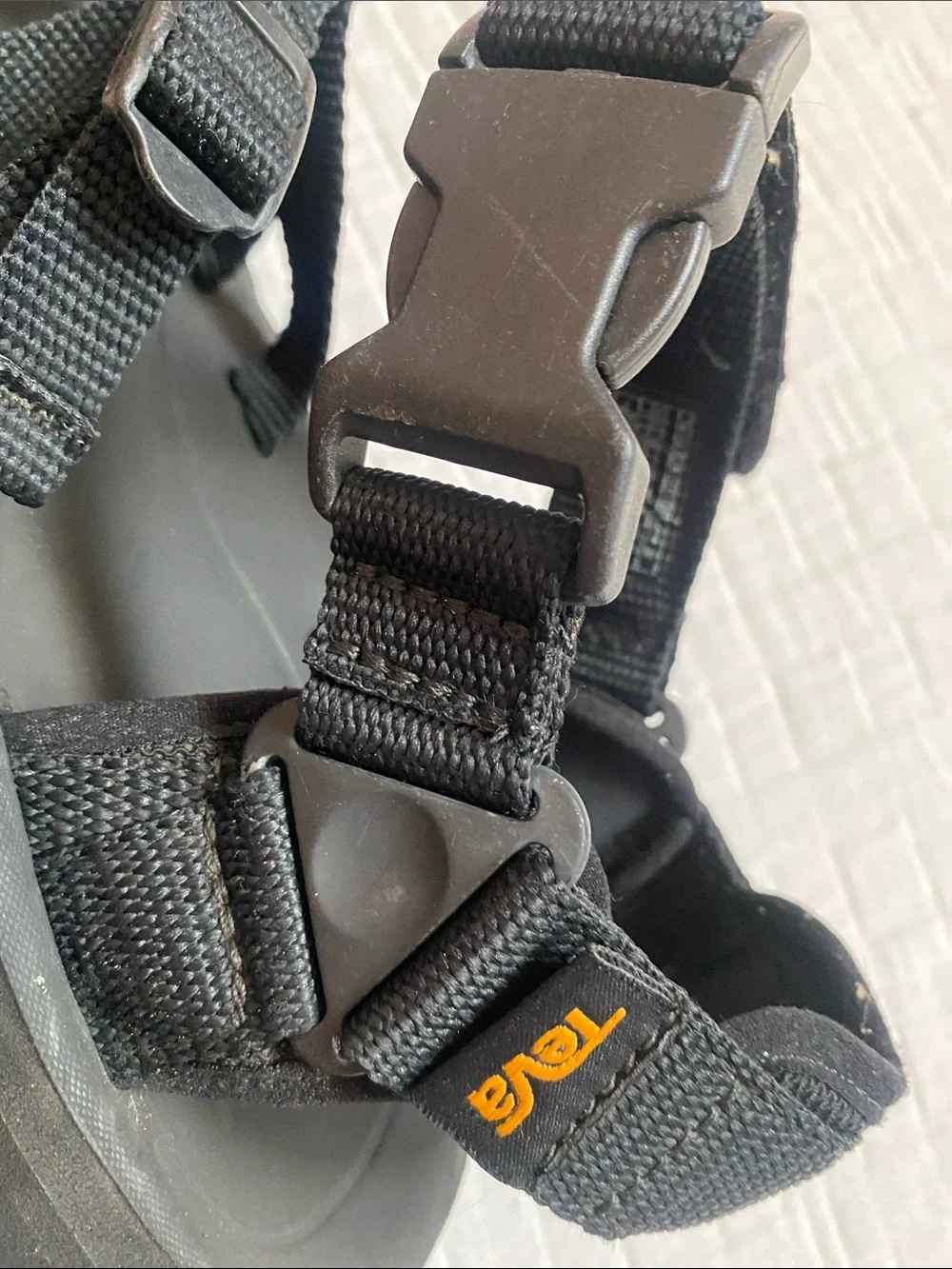 TEVA Black Multi-Strap Adventure Sandals